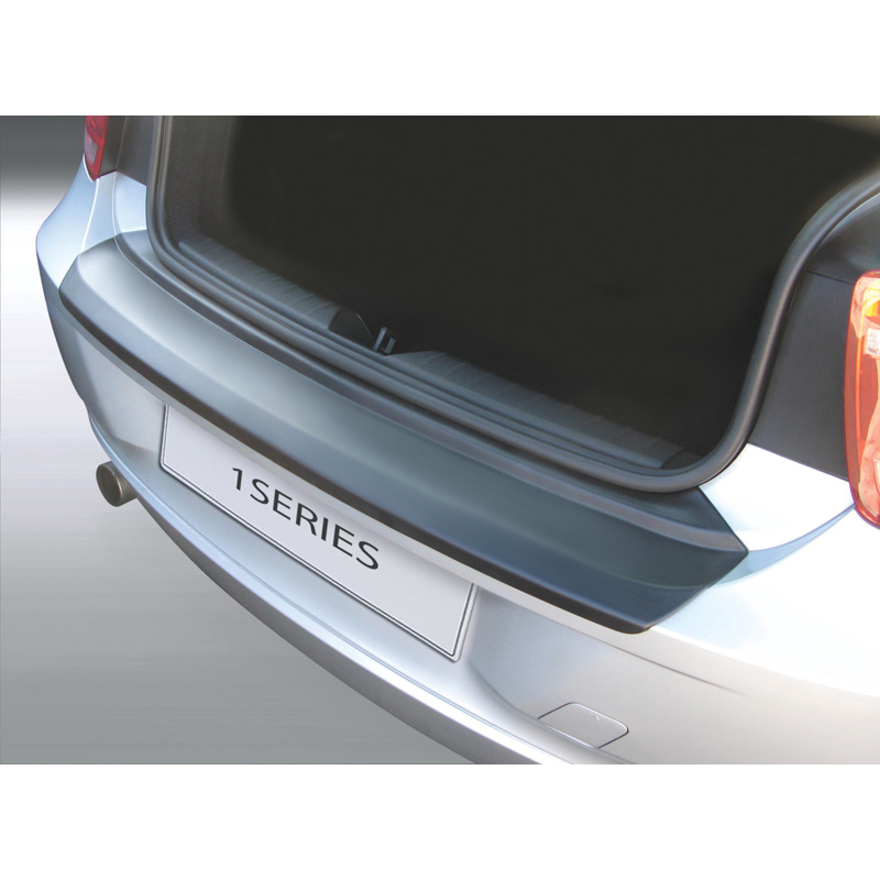 ABS Achterbumper beschermlijst  BMW 1-Serie F20/F21 3/5 deurs 2011-2015 Zwart