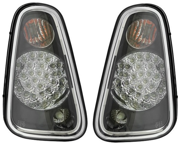 Achterlichten MINI R50 / R53 01-06 Zwart LED