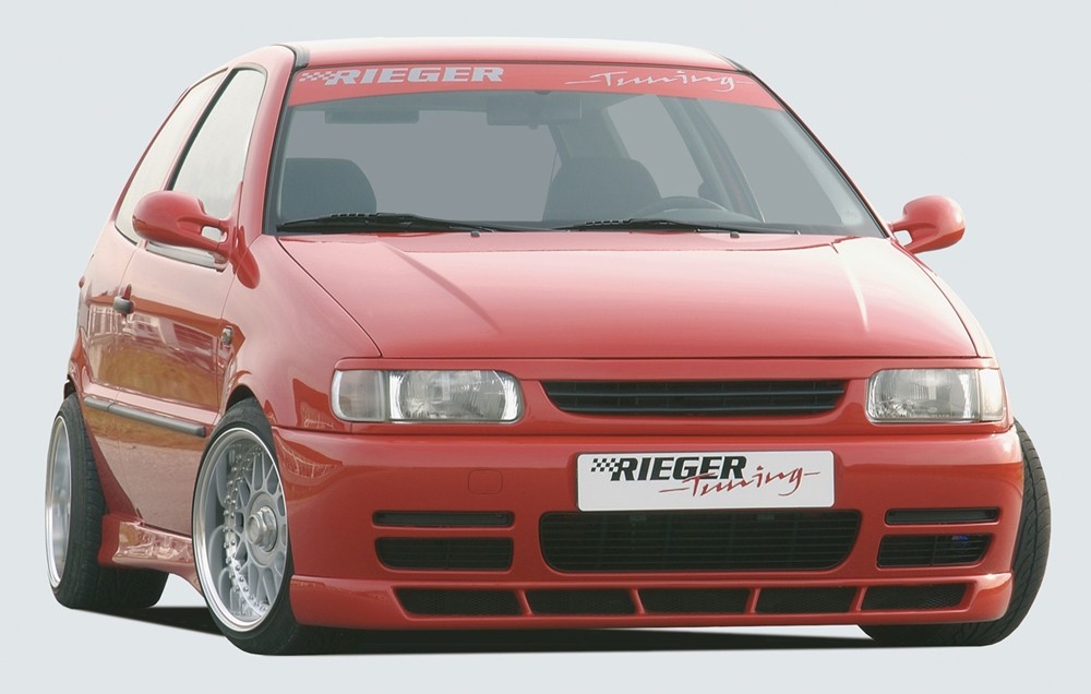 Voorspoilerlip airintakes VW Polo 6N met styling Pakket Rieger