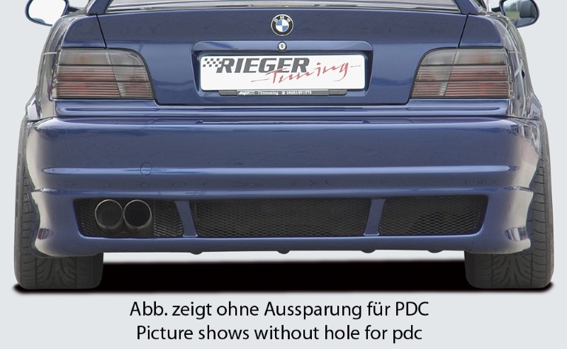 Achterbumper BMW E36 E46-Look Niet compact Rieger