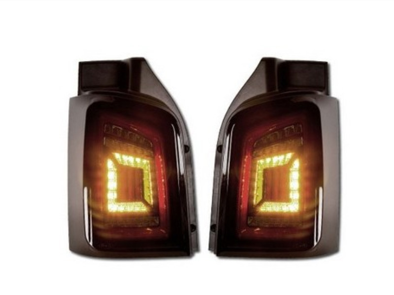 Achterlichten VW Transporter T5 03-09 / T5 GP 09-14 LED Tube Achterdeuren