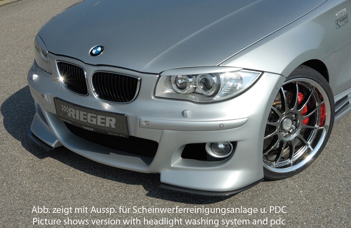 Spoilerzwaard voor Voorbumper BMW E87 Rieger