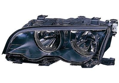 koplamp, Bosch, H7+H7, zwart, incl stelmotortje, links, 09/2001-