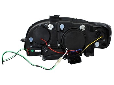 Koplampen passend voor Audi A4 B7 Devil Eyes DRL look chroom ELR