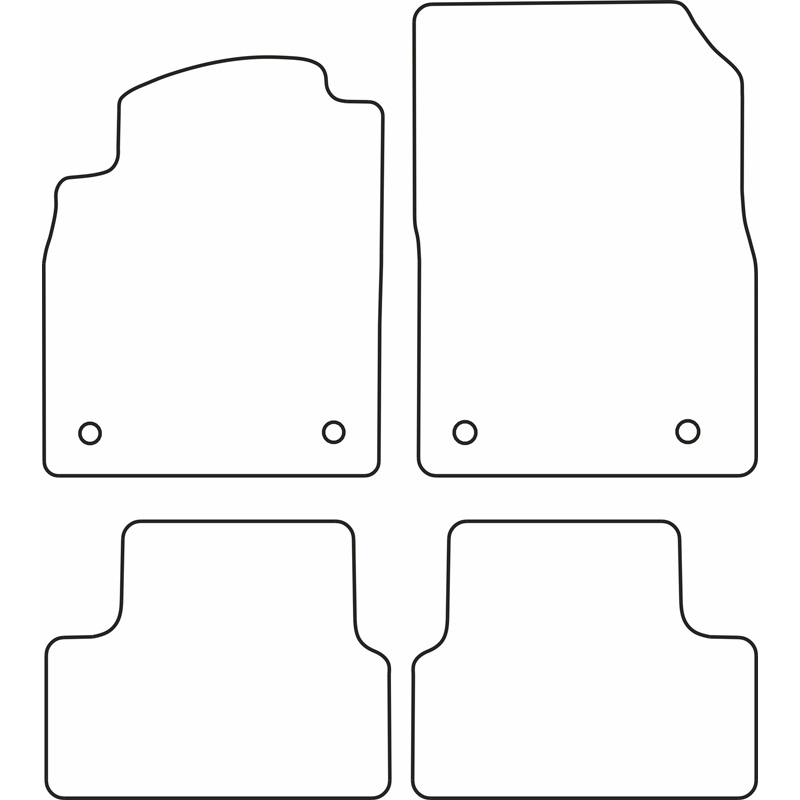 Automatten Velours  Chevrolet Cruze 2009-