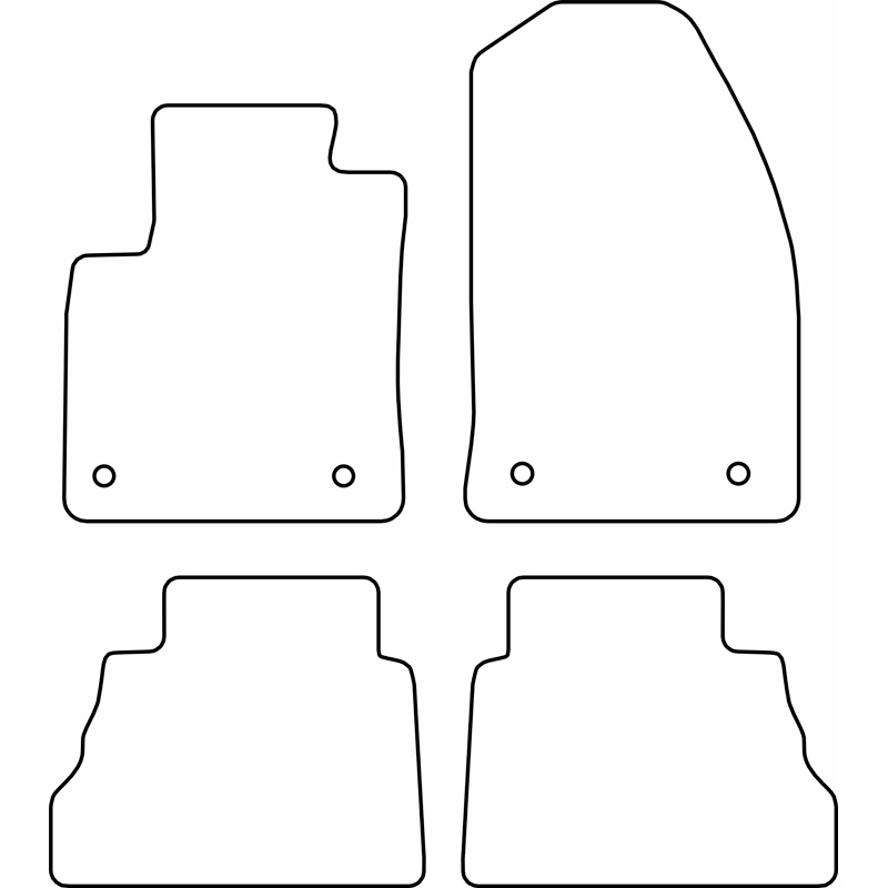 Automatten  Ford Tourneo Courier 2023-