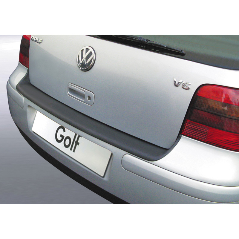 ABS Achterbumper beschermlijst  Volkswagen Golf IV 3/5 deurs Zwart