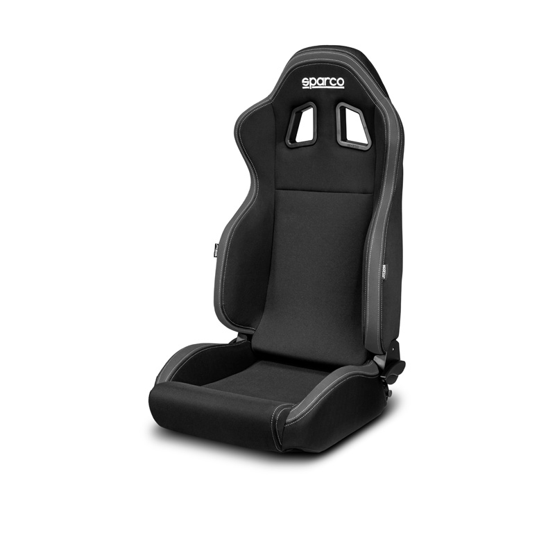Sparco Sportstoel R100 MY22 - Zwart/Grijs - Verstelbaar