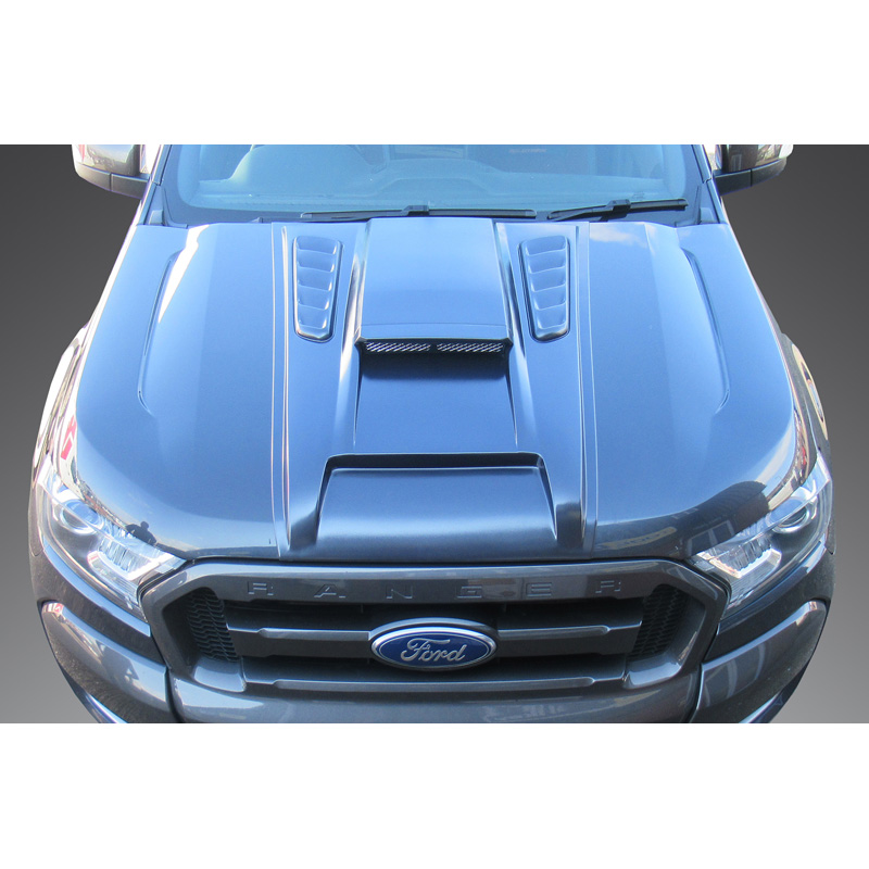 RGM luchtinlaat  Ford Ranger (TKE) Facelift 2016-2022 - (ABS) Zwart