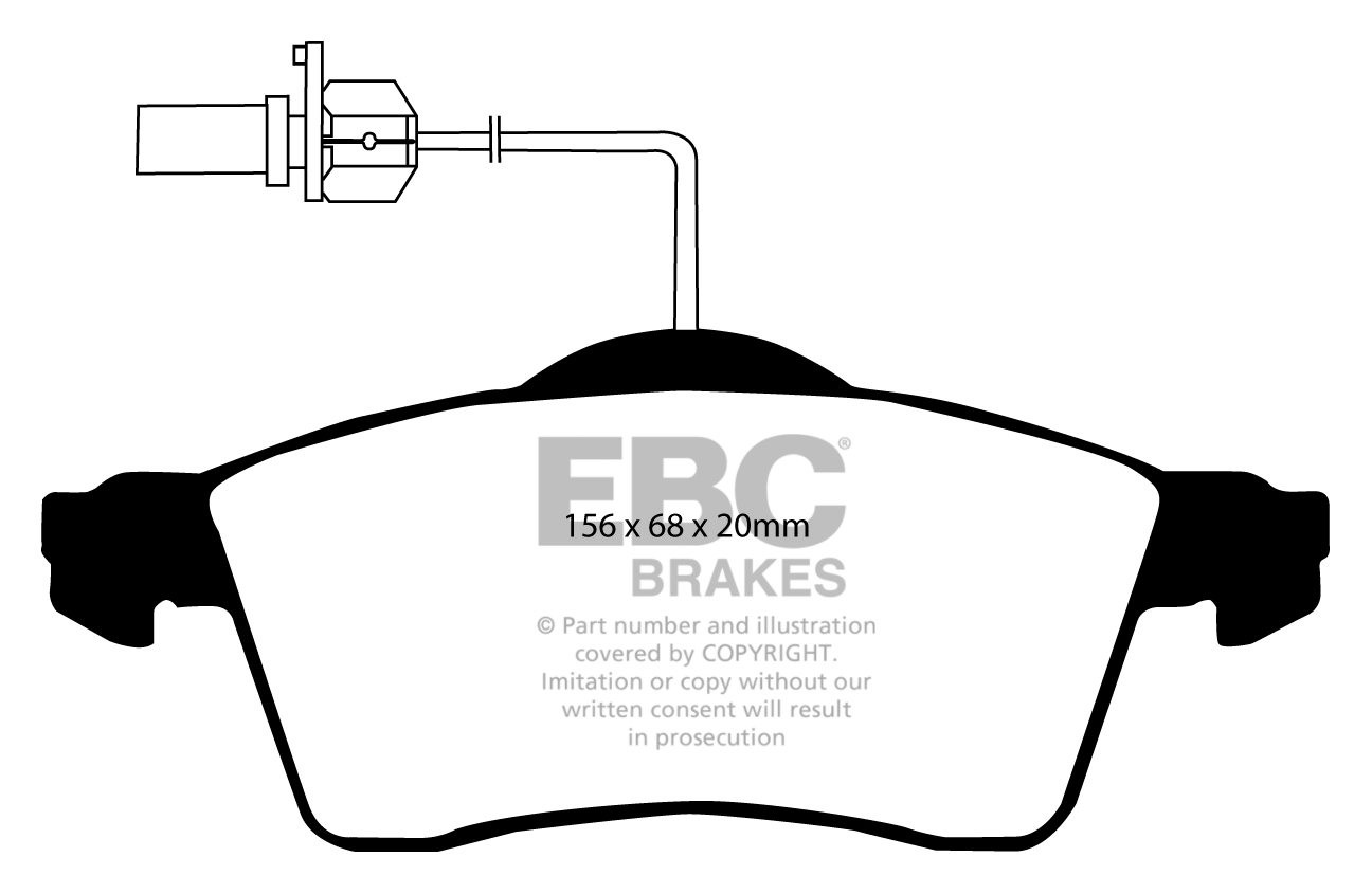 EBC Brakes VW BEDRIJFSWAGEN Transporter (Kombi)/Camper Van 2.8 (