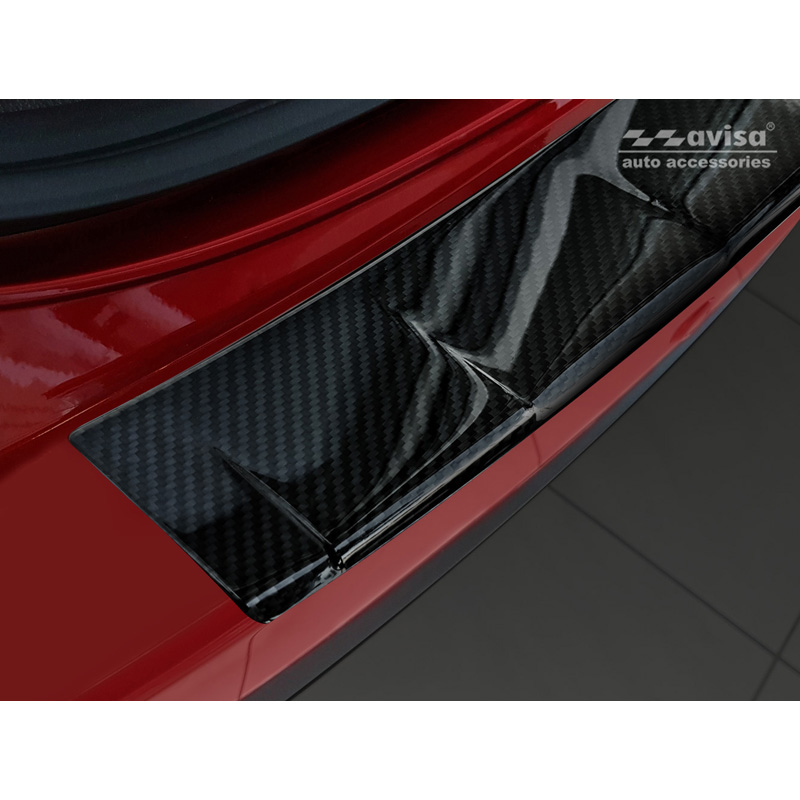 Echt 3D Carbon Achterbumperprotector  Mazda CX-5 II 2017- incl. Facelift