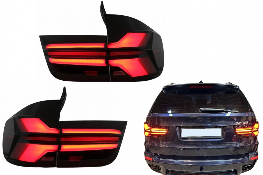 Achterlichten passend voor BMW X5 E70 07-13 LED Tube G05 Look Dynamisch