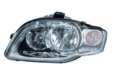 koplamp, H7+H7, elektr verstelb, incl stelmotortje, links, 10/20