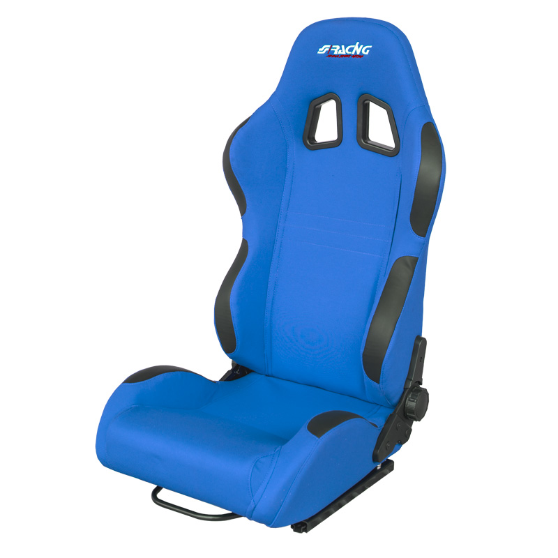 Simoni Racing Sportstoel Jenson - Blauw - Dubbelzijdig Verstelbaar - incl. Sledes