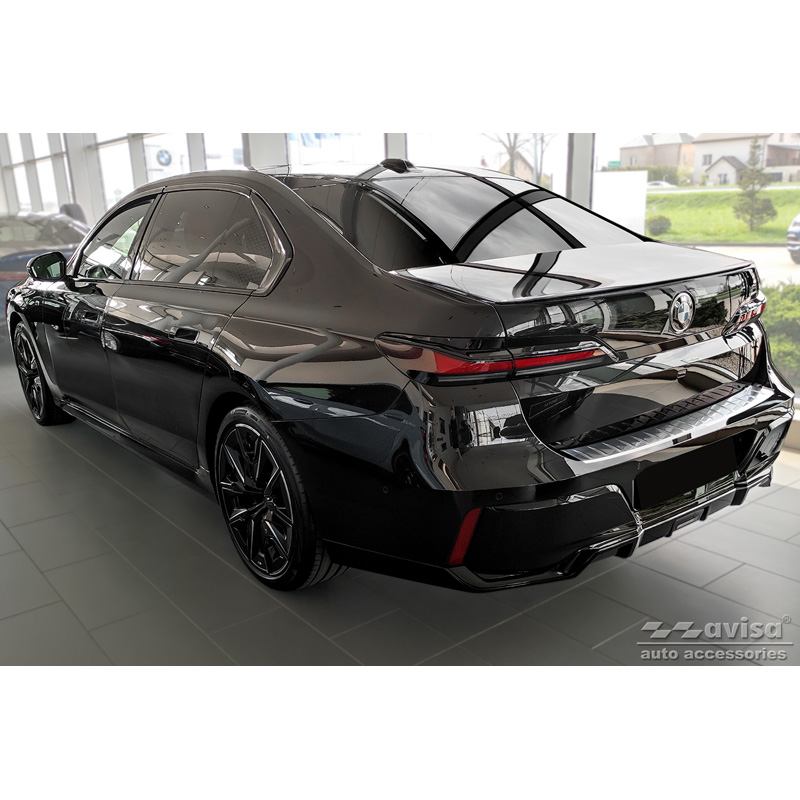RVS Achterbumperprotector  BMW 7-Serie (G70) 2023- met M-Pakket 'Ribs'