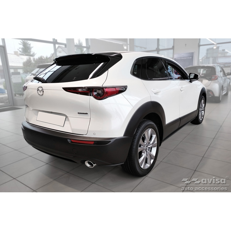 Matzwart RVS Achterbumperprotector  Mazda CX-30 2019- 'Ribs'