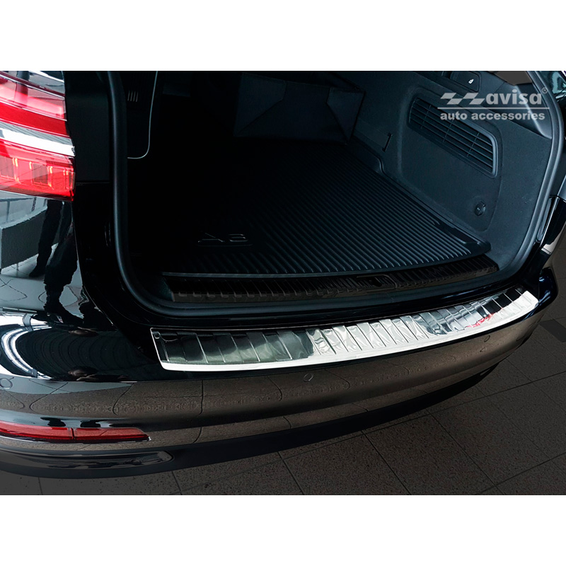 RVS Achterbumperprotector  Audi A6 (C8) Avant 2018-2023 & Facelift 2023- 'Ribs' incl. S-Line & Allroad
