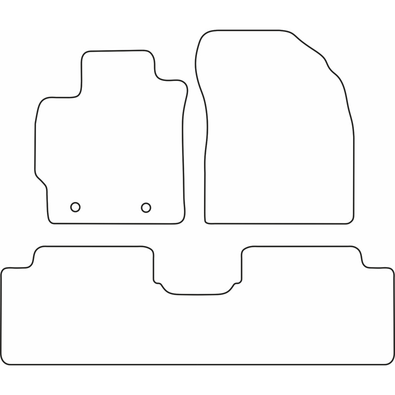 Automatten Velours  Toyota Auris 2007-2012