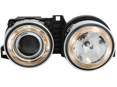 Koplampen passend voor BMW E30 83-90 Angel eyes