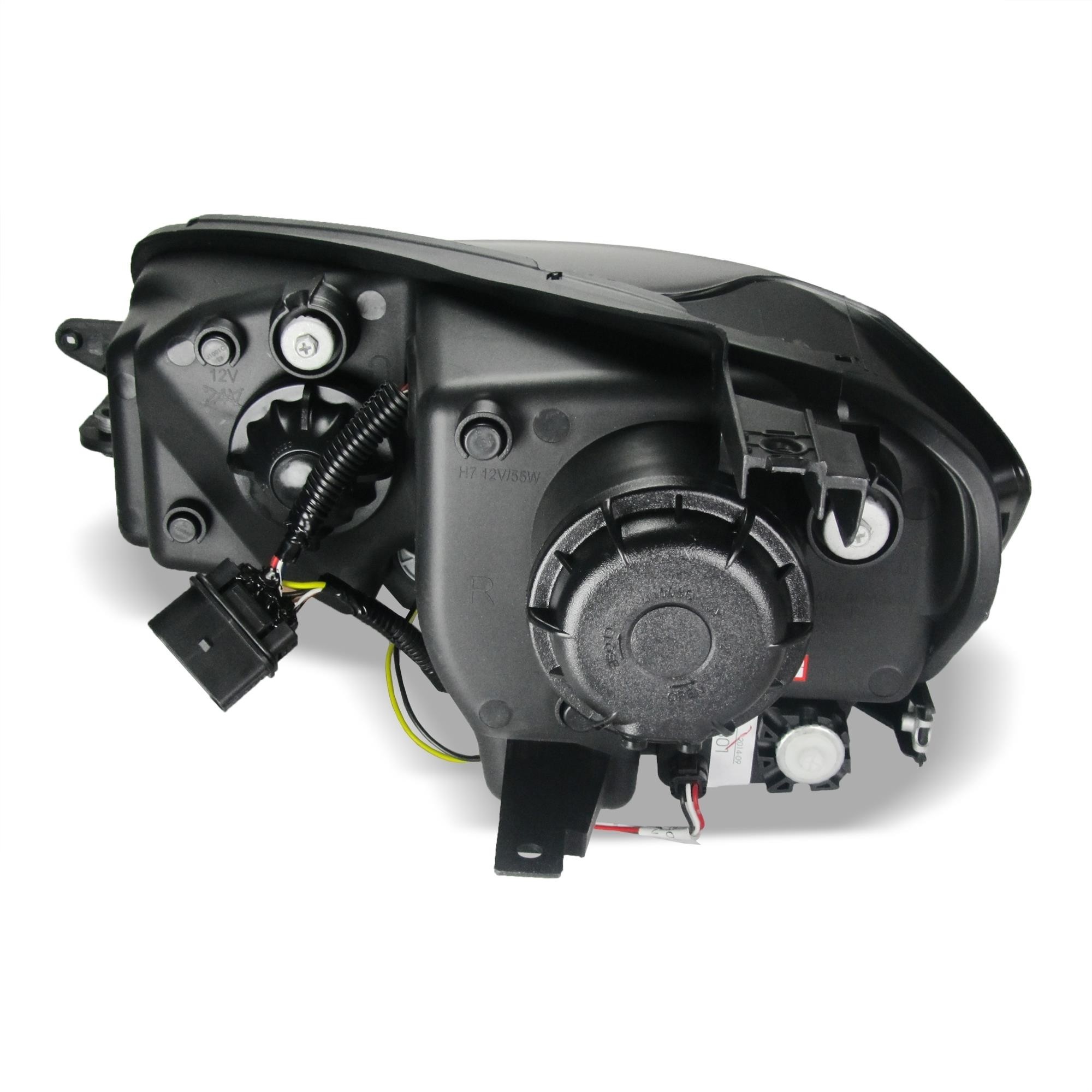 Koplampen VW Golf VII xenon-look 12- zwart