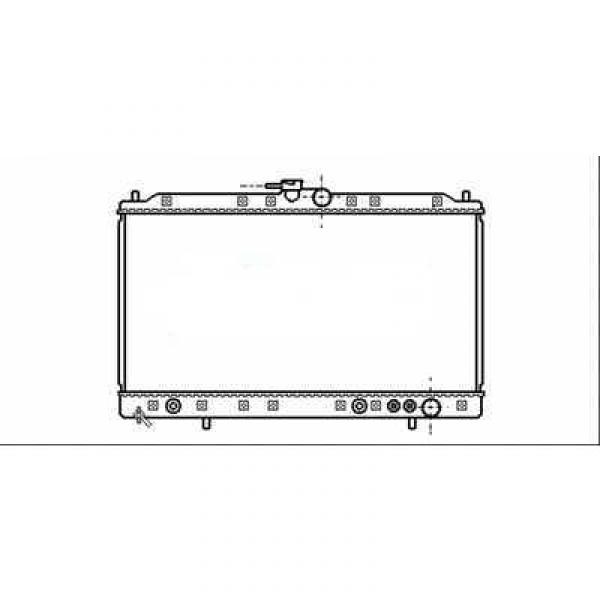Radiator L 400/SPACEGEAR. 95->> 400x718x32. A 85 KW