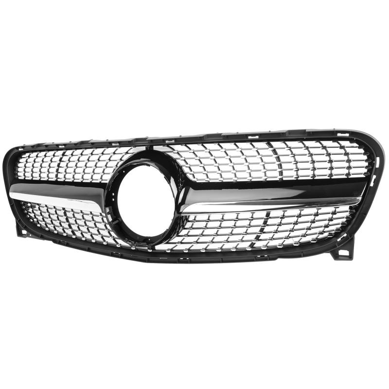 Grill Mercedes GLA X156 13-16 Diamond Glans Zwart/Chroom