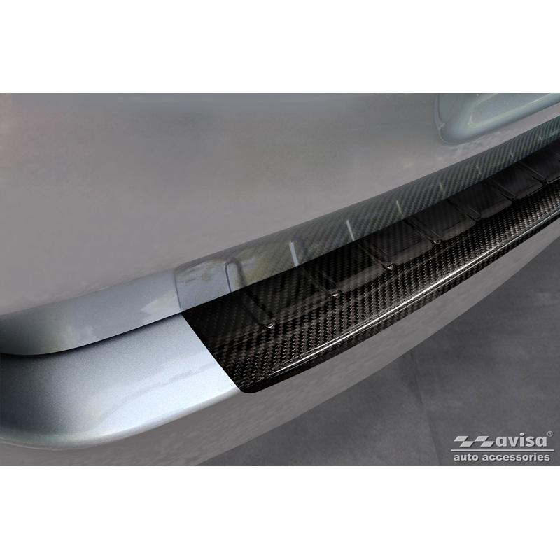 Echt 3D Carbon Achterbumperprotector  Peugeot 508 I SW 2011-2014 & Facelift 2014-2018 'Ribs'
