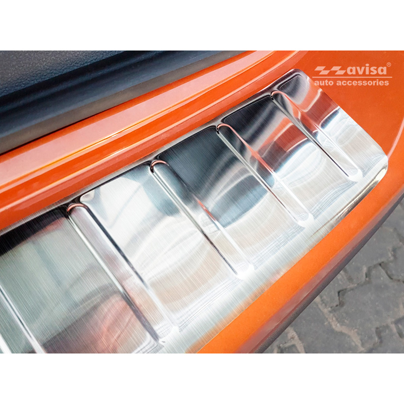 RVS Achterbumperprotector  Volkswagen T-Cross 2019-2024 & FL 2024- 'Ribs'