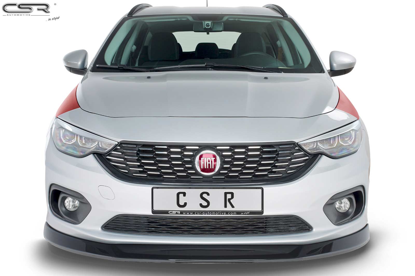 Koplampspoiler Fiat Tipo (Typ 356) CSR Glans Zwart