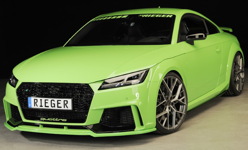 Zijskirts Audi TT S/RS 8J1-FV/8S 16-18 ABS Rieger (Set)