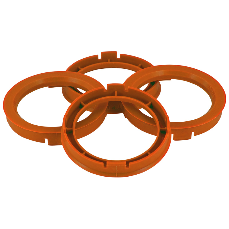 Set TPI Centreerringen - 76.0->67.1mm - Oranje