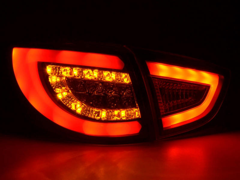 Achterlichten Hyundai IX35 09-13 LED Tube Rood/Smoke