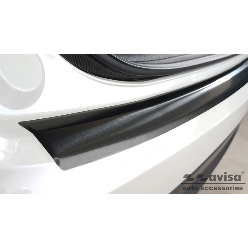 Zwart RVS Achterbumperprotector  Mitsubishi Eclipse Cross 2017- excl. PHEV