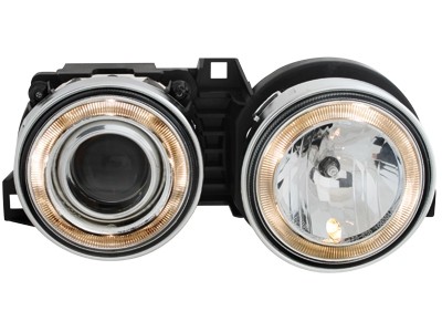 Koplampen passend voor BMW E30 83-90 Angel eyes