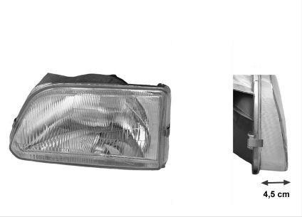 koplamp, H4, links, 1993-Toyota Starlet, 1990-1996, EP80
