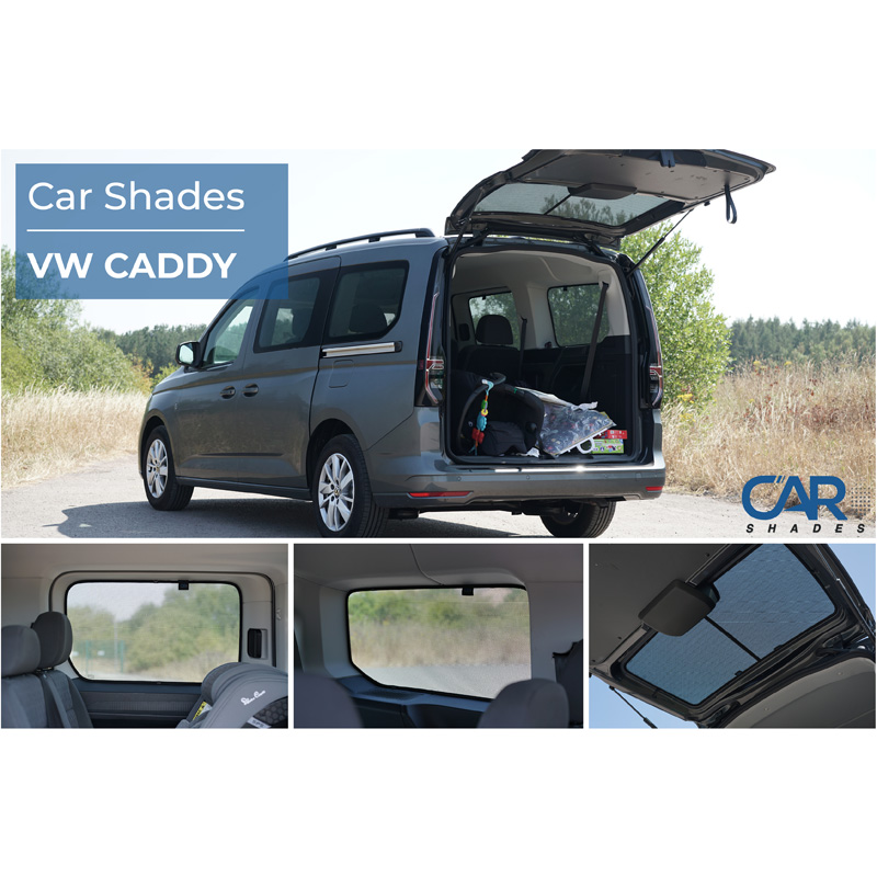 Set Car Shades  Volkswagen Caddy V Maxi 2020- (6-delig)