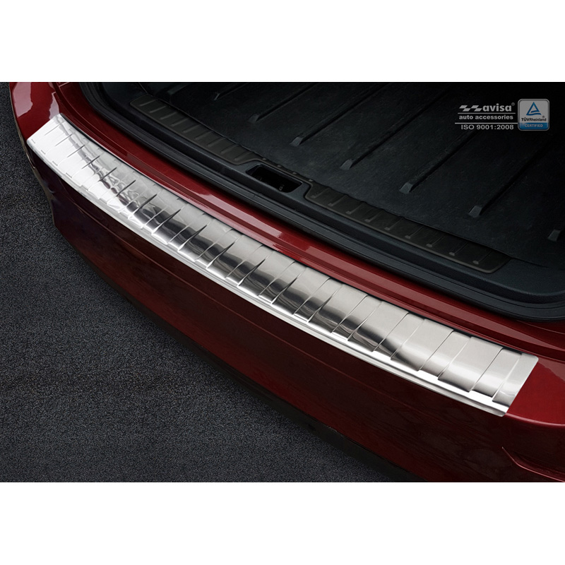 RVS Achterbumperprotector  BMW X6 (E71) 2009-2014 'Ribs'