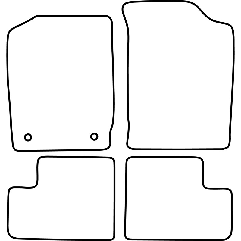 Automatten Velours  Daihatsu Cuore 1998-2003