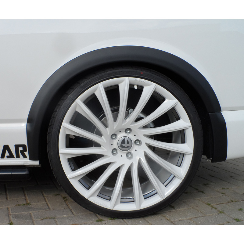 RGM Spatbordverbreders  Volkswagen Transporter T6 2015- Korte wielbasis - zonder schuifdeuren - Zwart