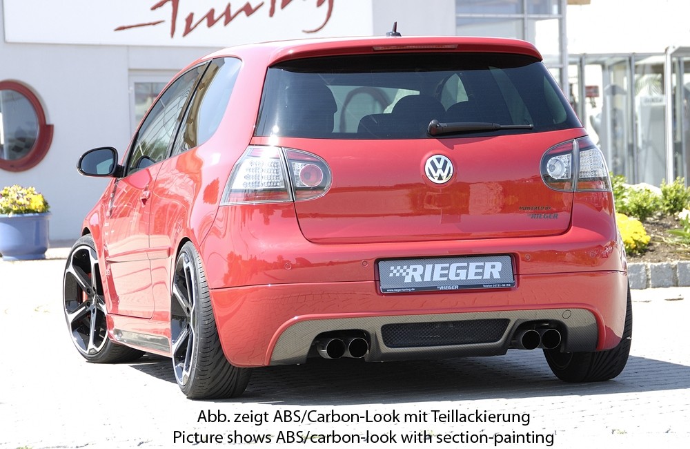 Diffusor VW Golf V GT/GTI Rieger Carbon Look