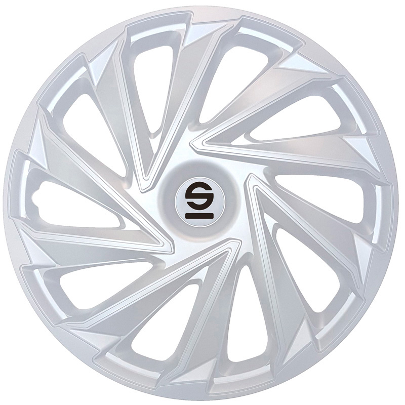 Sparco Wieldoppen Varese - 14-inch - Zilver - Set van 4 stuks