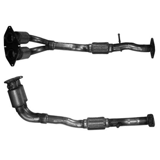 Fiat PUNTO 1.8 HGT (188A6 engine; front cat) Magnaflow CAT Bouwj