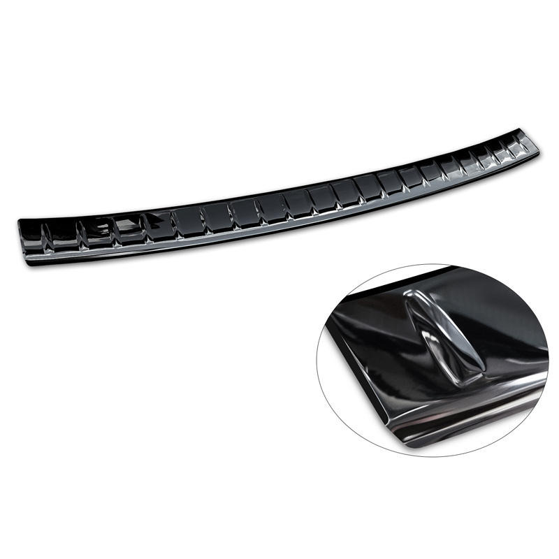 Zwart-Chroom RVS Achterbumperprotector  Mercedes GLC II (X254) 2022- 'Ribs'