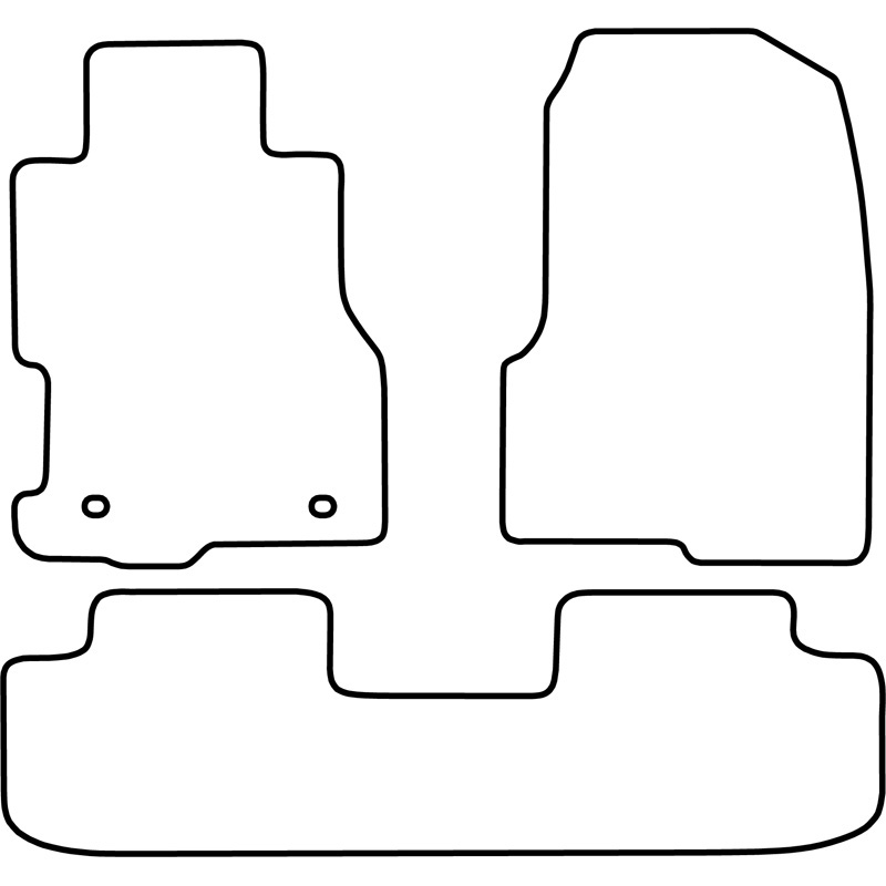 Automatten Velours  Honda Civic 3 deurs 2001-2004