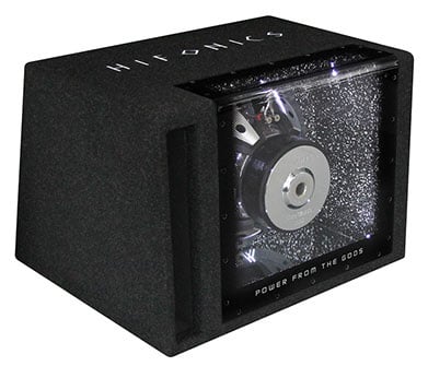 Hifonics Zeus ZX12BP Subwoofer in kast 30cm
