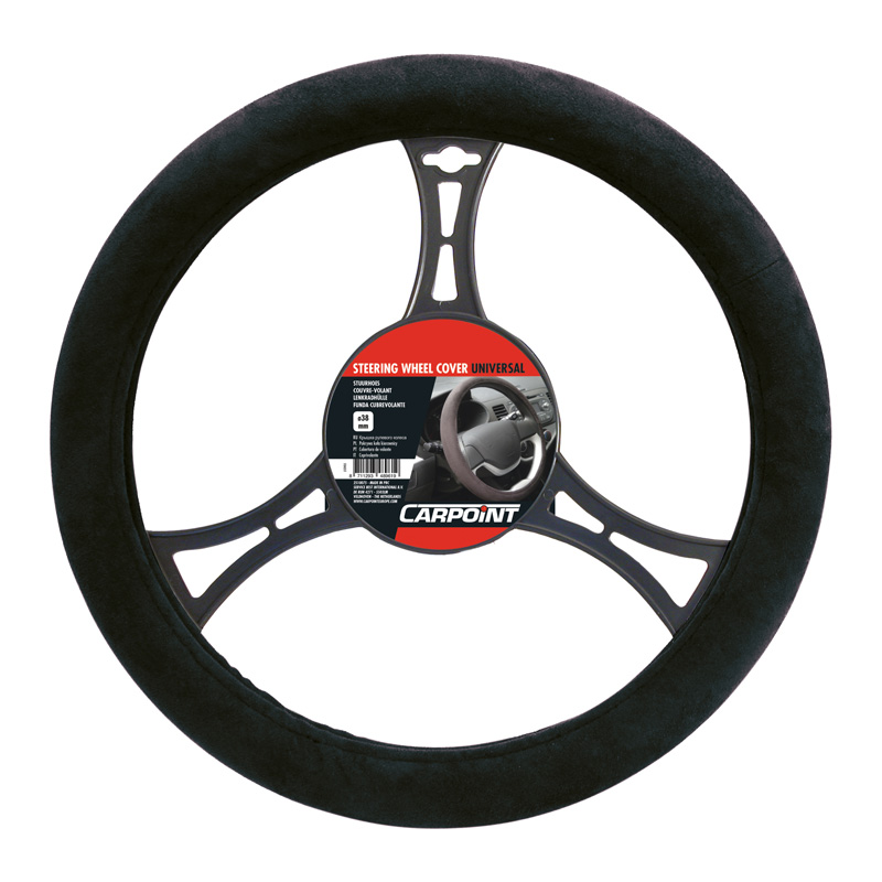 Carpoint Stuurhoes Universeel Suedine - Zwart