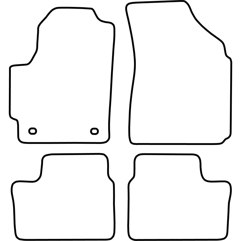 Automatten Velours  Daewoo Matiz 2001-2006