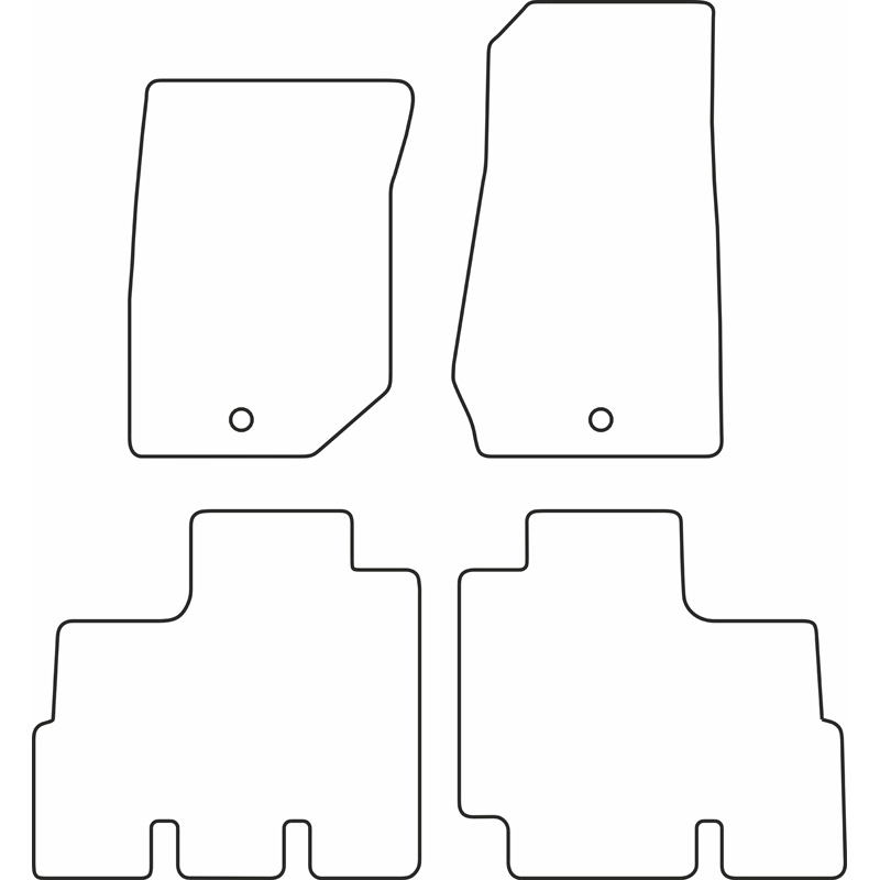 Automatten  Jeep Wrangler III (JK) 2007-2018
