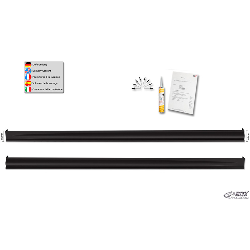 Sideskirts  Volkswagen Jetta 2005-2010 'Edition' (ABS)