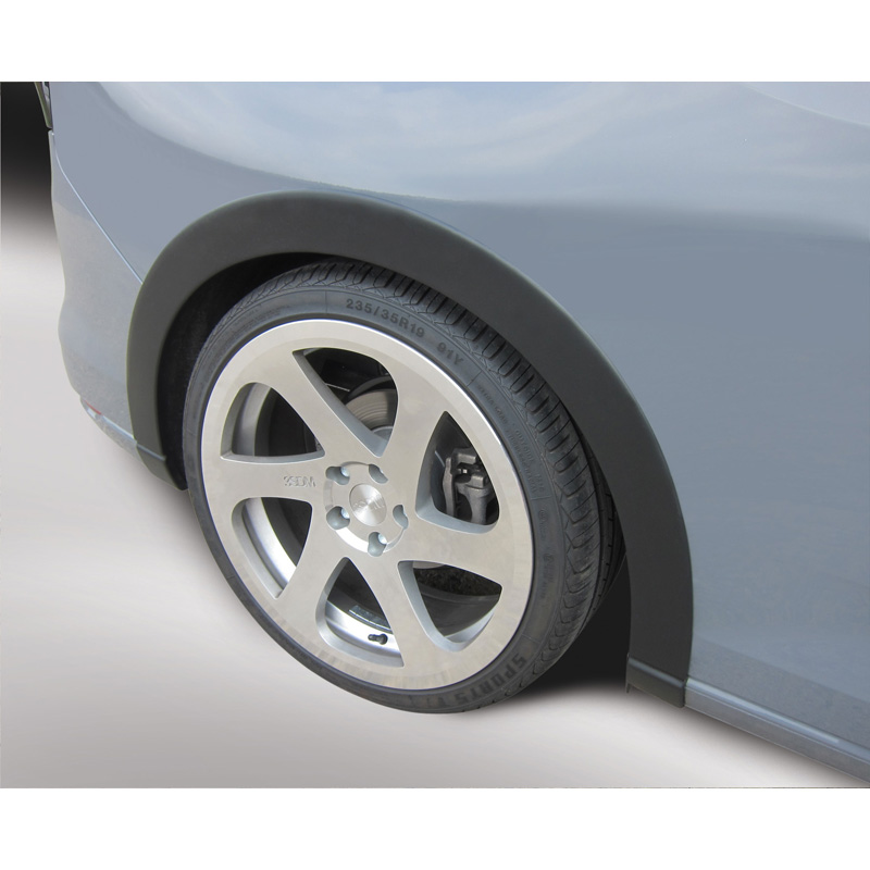 RGM Spatbordverbreders  Volkswagen Caddy V 2020- Korte wielbasis - rechter schuifdeur - Zwart